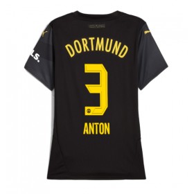 Borussia Dortmund Waldemar Anton #3 Borta Kläder Dam 2024-25 Kortärmad